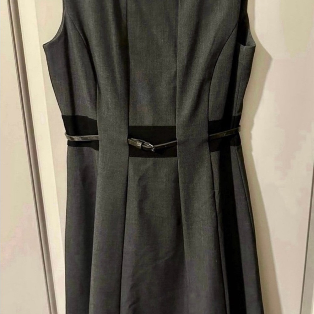 Calvin Klein Gray Midi Dress